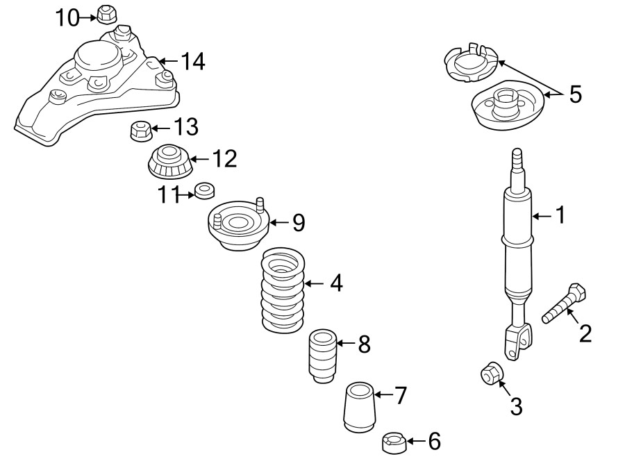 Volkswagen Passat Shock Absorber Fwd Wsport Suspension Wheavy Duty Suspension From 