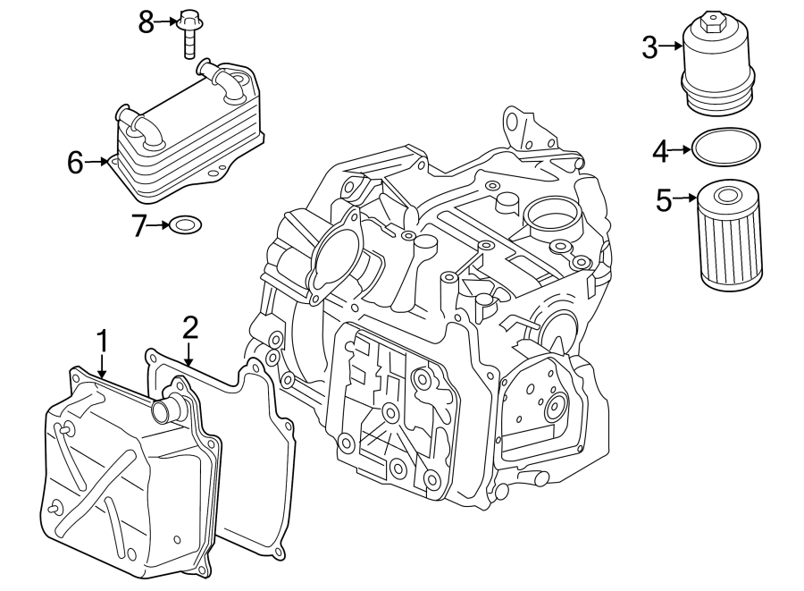 vw o2j transmission bolts