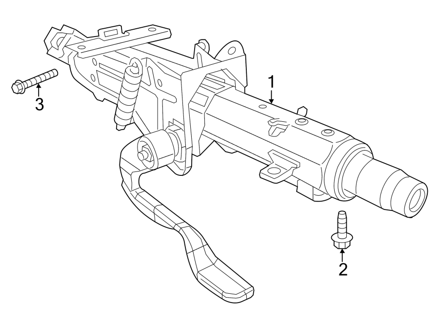 Volkswagen Jetta Hybrid Column. Bolt. Steering. Screw - N01033513